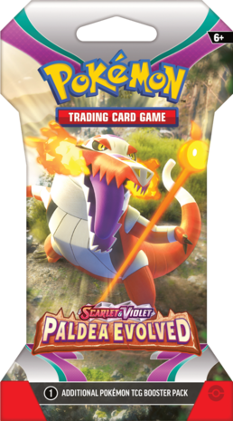 Pokémon - Scarlet & Violet Paldea Evolved Sleeved Boosterpack