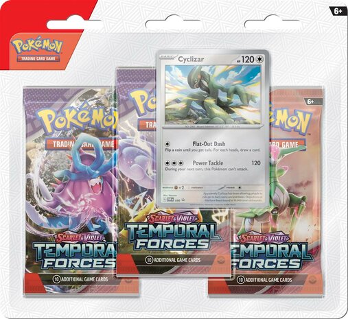 Pokémon - Temporal Forces 3-Pack Blister - CYCLIZAR